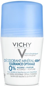 Vichy Кульковий дезодорант Déodorant Minéral 48h Tolérance Optimale Roll-On