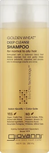 Giovanni Шампунь для глубокого очищения Eco Chic Hair Care Golden Wheat Deep Cleanse Shampoo