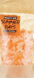 Beauty Jar Тонизирующие кристаллы для ванны с маслом апельсиновой кожуры Summer Days Energizing Bath Crystals with Orange Peel Oil