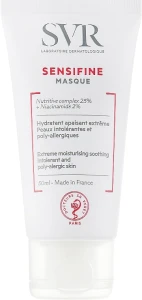 SVR Увлажняющая и успокаивающая маска для чувствительной кожи лица Sensifine Masque