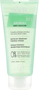 SVR Гель-дезодорант для душу, обличчя й волосся Spirial Deo-Douche Deodorizing Cleansing Gel