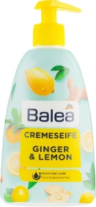 Balea Рідке крем-мило для рук "Імбир і лимон" Cream Soap Ginger & Lemon