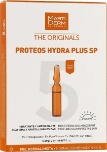 MartiDerm Солнцезащитные ампулы для лица The Originals Proteos Hydra Plus SP