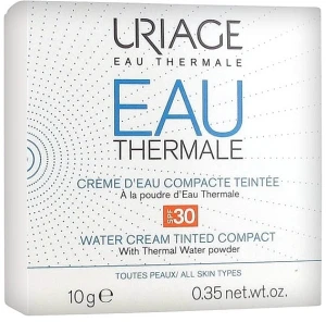 Uriage Eau Thermale Water Tinted Cream Compact SPF30 Компактная крем-пудра
