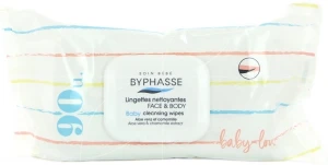 Byphasse Детские влажные салфетки, 90 шт. Baby Cleansing Wipes Face and Body
