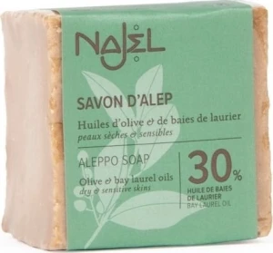Najel Мыло алеппское Savon D'alep Aleppo Soap 30 %