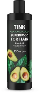 Tink Шампунь против перхоти "Авокадо и коллаген" SuperFood For Hair Avocado & Collagen Shampoo