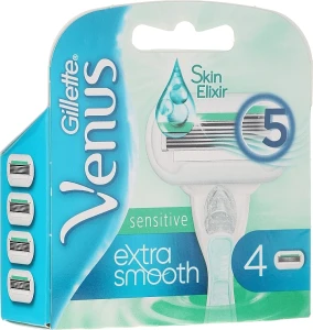 Gillette Змінні касети для гоління, 4 шт. Venus Embrace Sensitive