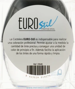 Eurostil Шейкер для змішування фарб і препаратів, 01846, чорний