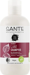Sante Биошампунь для блеска волос «Растительные протеины и березовые листья» Family Organic Birch Leaf & Plant Protein Shine Shampoo