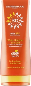 Dermacol Водостійке молочко для засмаги для дитячої шкіри SPF 30 Water Resistant Sun Milk Kids Friendly SPF 30