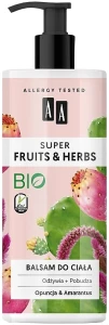 AA Лосьон для тела "Опунция и Амарант" Super Fruits & Herbs