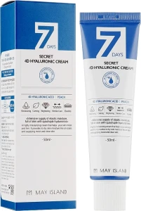 May Island Крем з 4 видами гіалуронової кислоти 7 Days Secret 4D Hyaluronic Cream