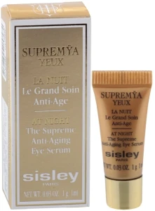 Sisley Нічний крем-сиворотка для шкіри навколо очей Supremya Yeux At Night The Supreme Anti-Aging Eye Serum (міні)