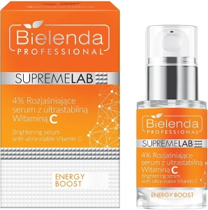 Bielenda Professional Освітлювальна сироватка з ультрастійким вітаміном С SupremeLab Energy Boost Serum