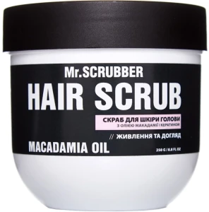 Mr.Scrubber Скраб для кожи головы с маслом макадамии и кератином Macadamia Oil Hair Scrub