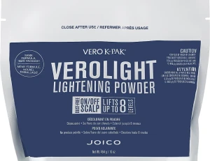 Joico Освітлювальна пудра для волосся Vero K-Pak VeroLight Dust-Free Lightening Powder