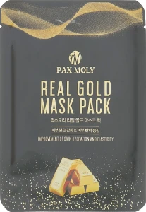Pax Moly Маска тканевая с коллоидным золотом Real Gold Mask Pack
