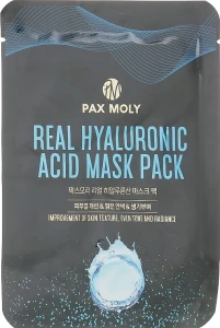 Pax Moly Маска тканевая с гиалуроновой кислотой Real Hyaluronic Acid Mask Pack