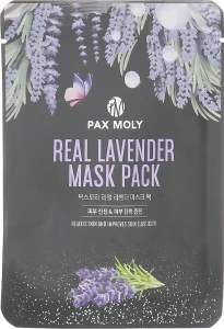 Pax Moly Маска тканинна з екстрактом лаванди Real Lavender Mask Pack