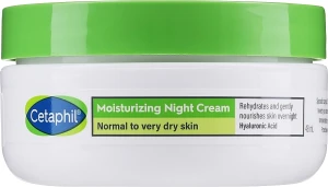 Cetaphil Зволожувальний нічний крем з гіалуроновою кислотою для обличчя Moisturizing Night Cream