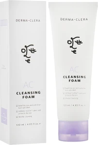 Ottie Очищающая пенка с экстрактом ластовня Derma-clera AC Cleansing Foam