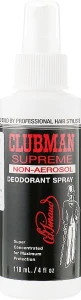 Clubman Pinaud Мужской неаэрозольный дезодорант Clubman Supreme Non-Aerosol Deodorant Spray