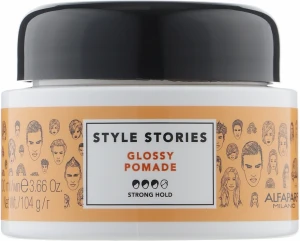 Alfaparf Помада сильной фиксации для волос Milano Style Stories Glossy Pomade Strong Hold