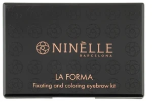 Ninelle Barcelona La Forma Fixating And Coloring Eyebrow Kit Набор для фиксации и окрашивания бровей