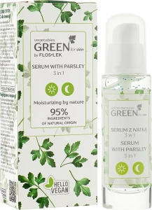 Floslek Сыворотка-гель с петрушкой 3 в 1 для лица, шеи и декольте Green For Skin Serum