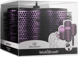 Olivia Garden Набір брашингів для укладання волосся 66 мм зі знімною ручкою Multibrush One Size Kit XXL