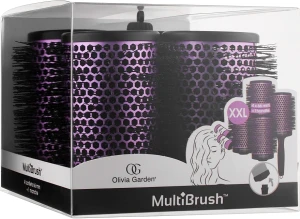 Olivia Garden Набор Multibrush One Size Kit XXL (multibrush/4pcs + handle/1pcs)