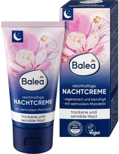 Balea Насичений нічний крем для обличчя Rich Night Face Cream