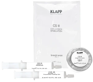 Klapp Набор CS III Collagen Stimulation Treatment (peel/6ml + conc/3ml + mask/30g + cr/10ml)