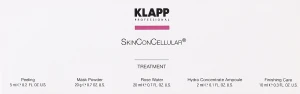 Klapp Набор SkinConCellular Face Treatment (peel/5ml + mask/20g + rose/water/20ml + conc/2ml + finish/care/10ml)