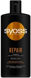 SYOSS Шампунь с водорослями вакаме для сухих и поврежденных волос Repair Shampoo