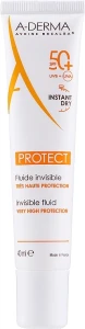 A-Derma Сонцезахисний флюїд SPF50+ Protect Invisible Fluid Very High Protection