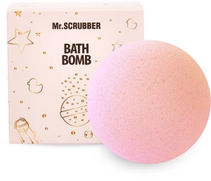 Mr.Scrubber Бомбочка для ванни у подарунковій коробці "Полуниця-вершки"