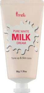 Prreti Увлажняющий крем для осветления лица на основе молочных протеинов Pure White Milk Cream