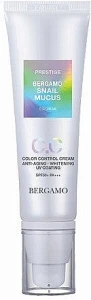 Bergamo Snail Mucus CC Cream SPF50+ CC-крем зі слизом равлика