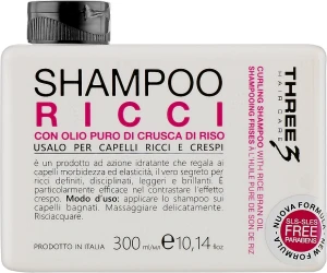 Faipa Roma Шампунь для кудрявых волос Three Hair Care Ricci Shampoo