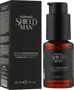 Farmasi Олія для бороди та вусів Shield Man Beard & Moustache Oil