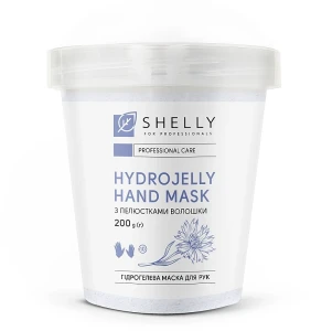 Гідрогелева маска для рук з пелюстками волошки - Shelly Professional Hydrojelly Hand Mask, 200 г