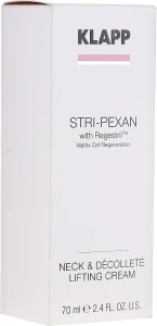 Klapp Ліфтинг-крем для шиї і декольте проти зморщок і складок Stri-PeXan Neck & Decollete Lifting Cream
