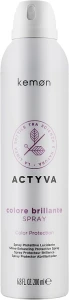 Kemon Спрей для придания блеска волосам и защиты цвета Actyva Colore Brillante Spray