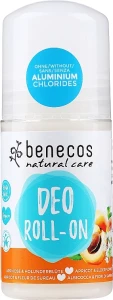 Benecos Шариковый дезодорант "Абрикос и бузина" Natural Care Apricot & Elderflower Deo Roll-On