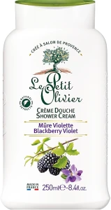 Le Petit Olivier Крем для душа "Ежевика и Фиалка" Shower Cream Blackberry Violet