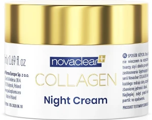 Novaclear Ночной крем с коллагеном для лица Collagen Night Cream