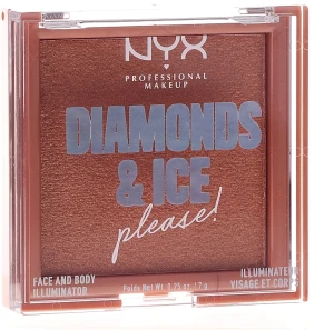 NYX Professional Makeup Diamonds & Ice Face And Body Illuminator Хайлайтер для лица и тела