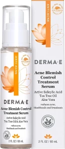Derma E Сыворотка анти-акне противовоспалительная Anti-Acne Blemish Control Treatment Serum